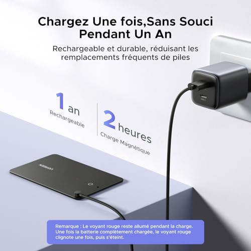 Traqueur Bluetooth étanche IP68 UGREEN FineTrack Slim S Galaxy