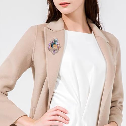 Image of Fashion Cute Crystal Animal Brooch Pins for Women Girls Cat Bird Corsage accessory Pin delicate accessory Party Ceremony