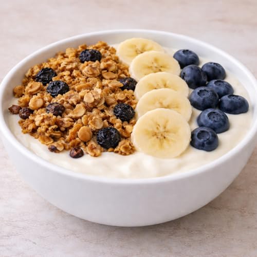 Image of The Good Crumb Banana Blueberry Walnut Granola | 500g I Gluten-free I Crunchy Breakfast Cereal with Bananas, Blueberries, Walnuts & Seeds I Protein sourced naturally from Oats, walnuts, seeds & blueberries I Sweetened with Honey I No added preservatives