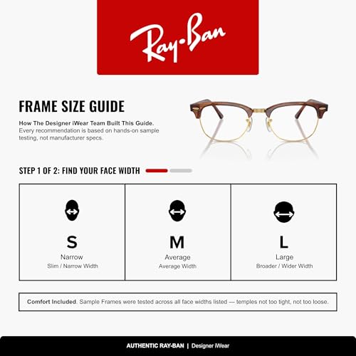 Image of Ray-Ban RX5154 Clubmaster Square Eyeglasses for Men for Women