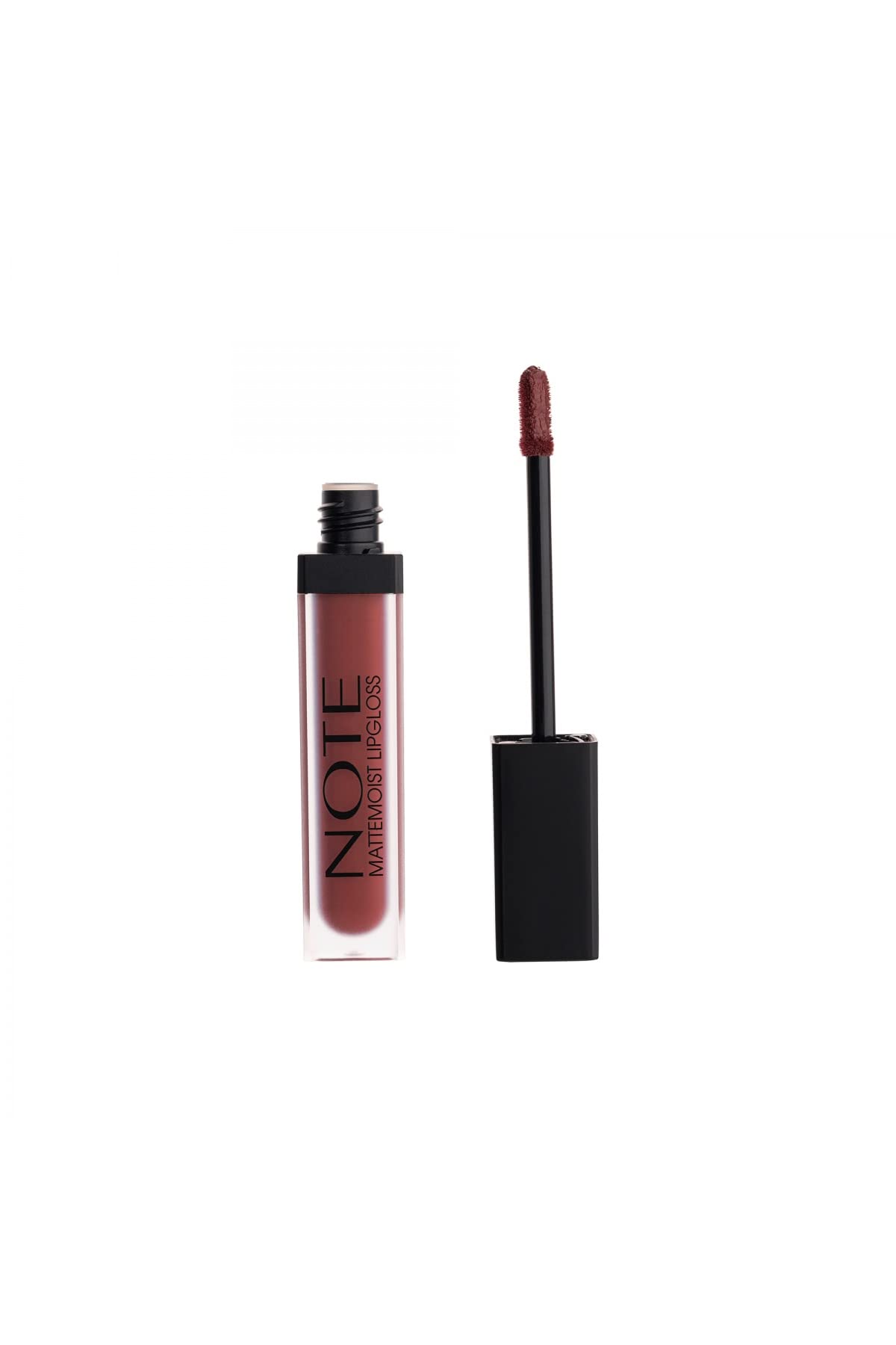 Note Cosmetics Mattemoist Lipgloss 415 Shy Berry Yarı Mat Saten Bitişli Likit Ruj, Bordo