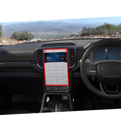 Film de verre pour Ford Ranger protégeant l'écran de 12 pouces en voyage