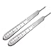 Scalpel Handle No 3 for Blades 10 : 10a : 11 : 12 : 15 : 15a (Original Version) (Original Version) (Solid Stainless Steel, 2-Pack)