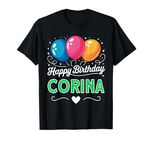 Feliz cumpleaños Corina Camiseta