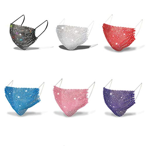 YUJIAXU 6�� XMAS �L���L�����C���X�g�[���N���X�^�� �L���L���t�F�C�X�}�X�N�J�o�[ �􂦂�M�t�g