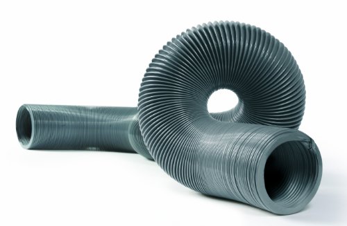 Image of Camco Durable High Tensile Strength Vinyl Sewer Hose with Steel Wire Core - 10' Hose with 18 mils of HTS Vinyl, Great for Year Round RVing Compresses to 25 inch for Simple and Easy Storage, Gray (39641)