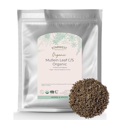Starwest Botanicals Organic Mullein Leaf - Dried Loose Leaf Herb