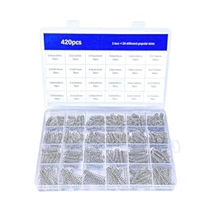 CREEYA 420 Stück Druckfedern Sortiment Set