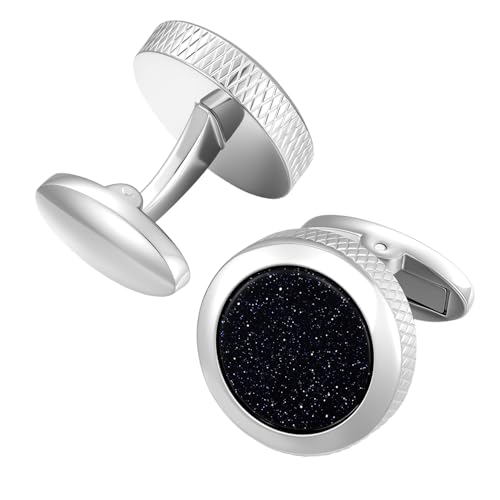 Image of GWD Cufflinks and Tie Clip Set Personalized Cuff Links Business Wedding