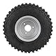 16x8 7 ATV UTV -Reifen mit Randreifen und Radersatz 6PR -Punktionsnachweis für ATV UTV Go Kart Cart mit 3 Loch -Hub und Speziell Gestaltetem Profilmuster