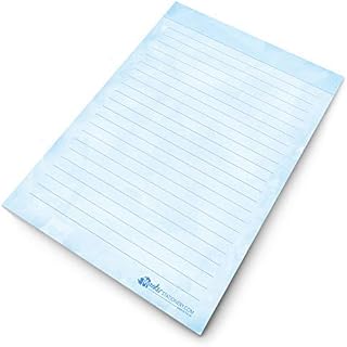 to Do List Notepad - Things to Do Today List Pad A5-60 Sheets - Blue Watercolour - 80gsm - Made in UK by Monster Stationery