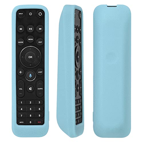 Luminous Blue Remote Case For Verizon Fios Tv One Voice Remote Control 2019 - Mg3-R32140B Vrc4100 Ble Remote Shockproof, Washable, Skin-Friendly, Anti-Lost With Loop (Glow In Dark Blue) #TOP4