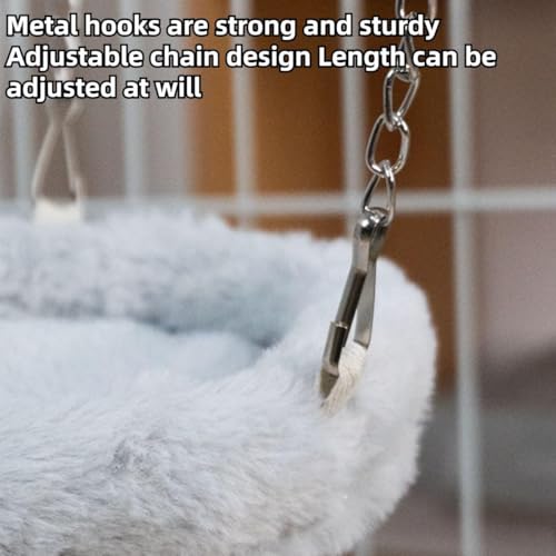 Image of Bird Soft Nest Hanging Hammock Bed Toy for Parrot Parakeet Cockatiel Conure Lovebird Finch Canary Budgie Hamster Rat Gerbils Cage Perch (S)