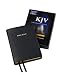 KJV Clarion Reference Edition KJ483:X Black Calf Split Leather