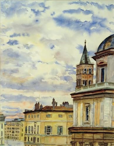 Toile Sainte Marie Majeure 60x90cm par Franck, peinture murale abstraite