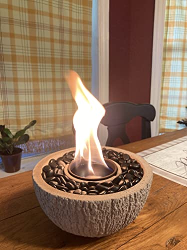 Gogiffy Tabletop Fire Pit | Table Top Firepit | Table Top Fire Pit Bowl | Smores Maker | Smores Maker Tabletop Indoor | Marshmallow Skewers | Smokeless Fire Pit | Rubbing Alcohol Fire Mini Fireplace | #TOP7