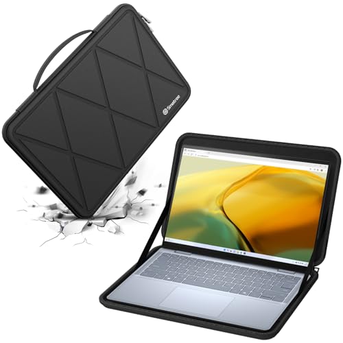 Image of Smatree M69 Hard Protective 14 inch Laptop Sleeve Case for ASUS /ACER | Compatible for ASUS Chromebook Vibe CX34 Flip CX3401, for ExpertBook B7 Flip B7402F, for ACER TravelMate P2 (X8264)