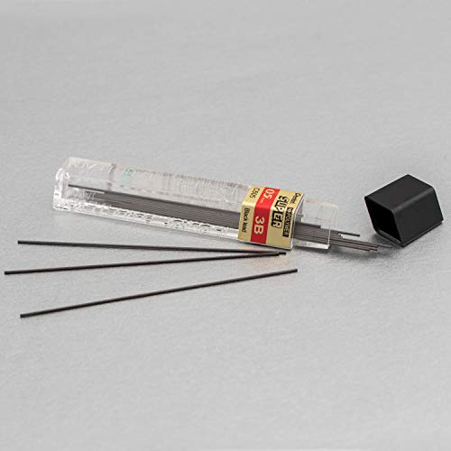 Pentel Super Hi-Polymer Lead Refill, 0.5Mm, Fine, 3B, 144 Pieces Of Lead (C505-3B) #TOP3