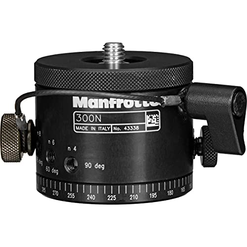 Manfrotto Jednostka obrotowa patelni 300N, czarna