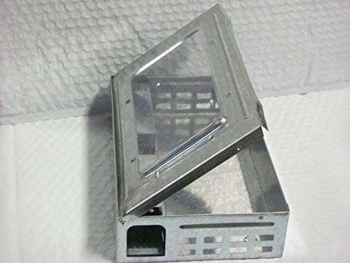 FPS Traps 2 Tin Cat Style Mouse Live Trap with Window Traps
