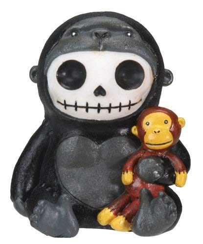 StealStreet Kongo Gorilla Furry Bones Figurine Display