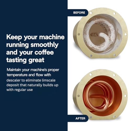 Image of DeLonghi with Compatible Descaler for Coffee Machine, 100% Natural (Plant Based) & Safe, Preserves Authentic Coffee Flavor, Prolongs Machine Lifespan, Easy to Use (500ml)