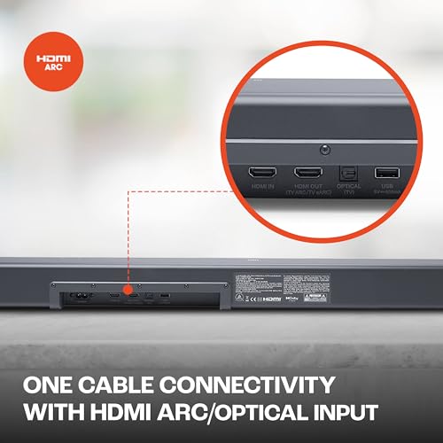 Image of JBL Cinema SB580 Deep Bass, Dolby Atmos Soundbar with Wireless Subwoofer for Extra Deep Bass, 3.1 Channel, Center channel for superior voice clarity, HDMI eARC, Bluetooth & Optical Connectivity (440W)