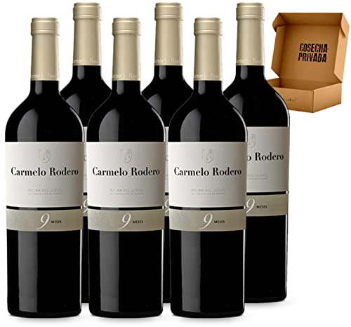 Carmelo Rodero - Envío 24 h - Ribera del Duero - Vino Regalo - Cosecha Privada (6 x Botella 75 cl,...
