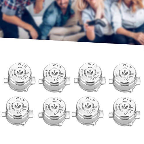 Bouton Gamepad Bouton À la mode Durable Jeu méticuleusement conçu pour les enfants Accueil PS4(Silver gray) Cover