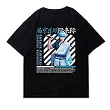 hot funny gintama graphic t shirt men harajuku korea style t-shirt tees harajuku fashion black xxl