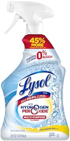 Lysol Cleaner Hydrogen Peroxide Multi-Purpose Cleaner Spray, Citr...
