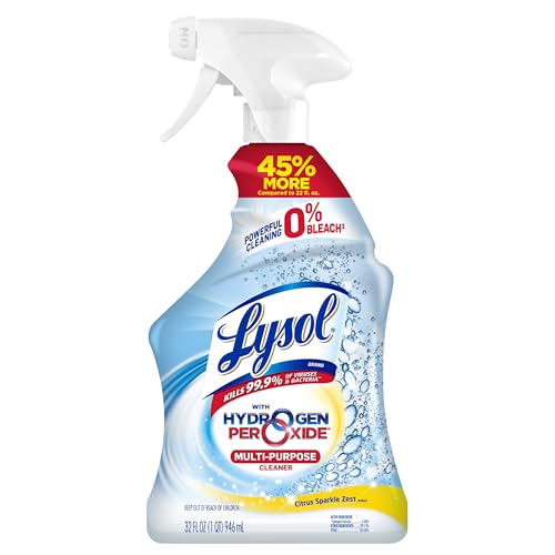 lysol cleaner hydrogen peroxide multi-purpose cleaner spray citrus 32 fluid ounce