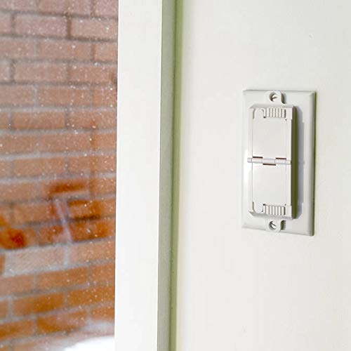 Rocker Switch Plate Cover Guard, Ilivable Child Proof Light Switch Guard Protects Your Lights Or Circuits From Being Accidentally Turned On Or Off By Children And Adults (2 Pack White) #TOP4