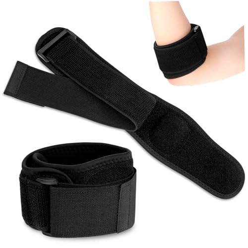 FRCOLOR Adjustable Elbow Protector Men's Elbow Pads Wrist Support Sports Brace for Men Boys and Girls