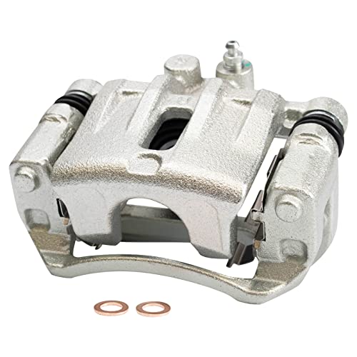 Image of TRQ Rear Right Brake Caliper w /Bracket Passenger Side | For 2009-2010 Kia Rondo