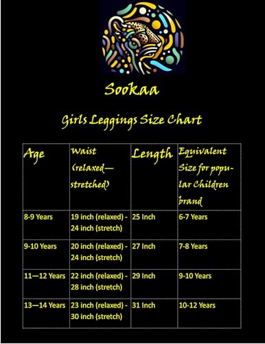 Girls Full Length Cotton Spandex Leggings Multipacks2