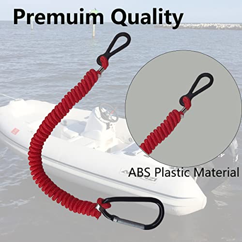 Image of 8M0092850 Boat Kill Switch Lanyard Replacement for Mercury Marine Boat Emergency Stop Switch Safety Lanyard 54 Inch