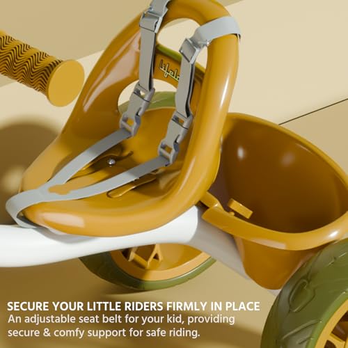 Image of Lifelong Trike Cycle for Kids 2-5 Years | Tricycles for Boy & Girl | Bicycle for Kids with 3 Eva Wheels, Bell & Basket for Toys -30Kg Capacity