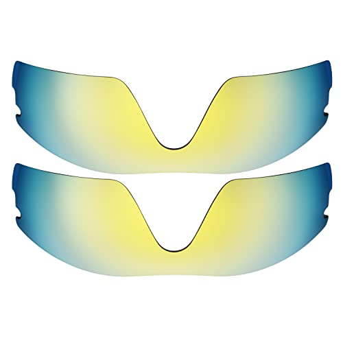 Verres polarisés Oakleys Radar Pitch Or 24 carats de rechange