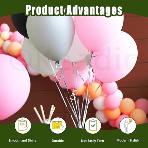 Keadic 9 Pack 8 Farbe Curling Ribbon Sortiment Set mit Cutter, 800 Yards Laser Ballon String Geschenkverpackung Curly Ribbon (Champagner, Gold, Grün, Silber, Blau, Rot, Rose, Lila)