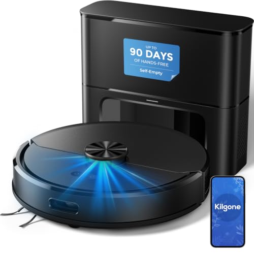 Image of Robot Vacuum and Mop Combo, Self-Emptying, Up to 9-13 Weeks Self-Empty