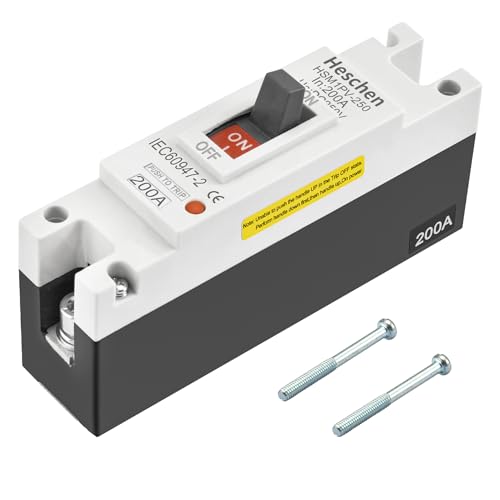 Heschen DC Molded Case Circuit Breaker MCCB, 1 Poles, DC 250V, Photovoltaic Circuit Breaker - Image 3