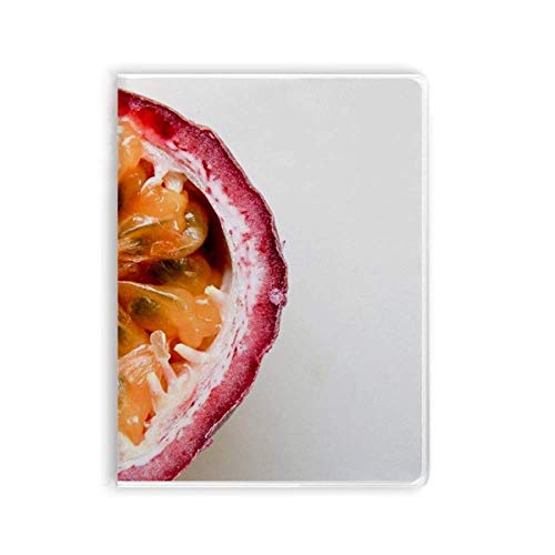 Carnet de notes portable souple motif fruits tropicaux écriture légère