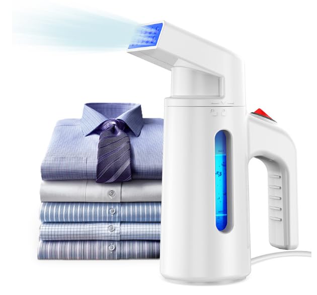 El Mejor Listado de Plancha A Vapor al mejor precio. 43 Plancha a Vapor para Ropa, Plancha de Vapor Portátil de 750W con Tanque de Agua de 180ml, para Prenda y Tela Delicada,Compacta para Viaje o Casa(blanco)