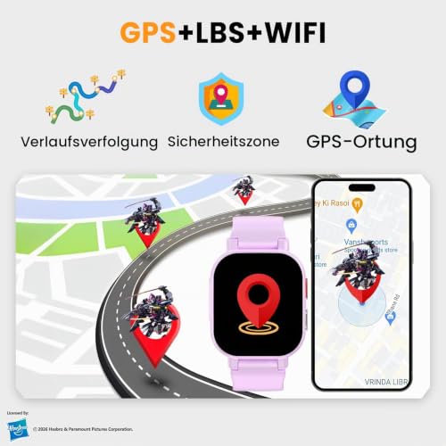 Transformers Smartwatch Kinder mit Videoanruf, IP68 Wasserdicht Schulmodus – Ansicht 3