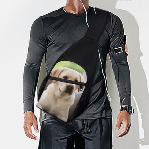 Bolso bandolera para senderismo estilo Labrador miniatura 7