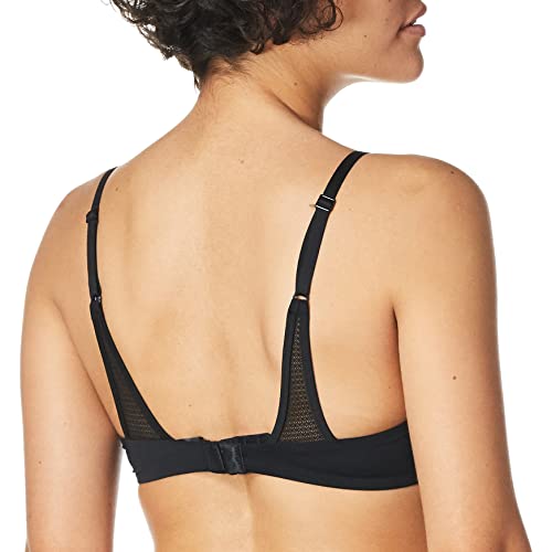 Calvin Klein Women's Perfectly Fit Flex Lightly Lined Demi Bra, Black, 32B #TOP1