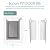 Baboni Pet Door for Wall, Steel Frame and Telescoping Tunnel, Aluminum Lock, Double Flap Dog Door and Cat Door, Strong and Durable (Pets Up to 12 Lb) -Small
