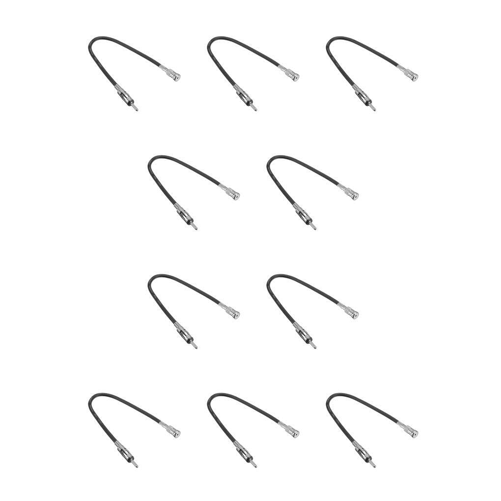 10 Set di Adaptador de Antena de Radio Especial para Coche, Cable de extensión Resistente al Desgaste, Conector Flexible, Amplificador/DC, Cable aéreo, 10piezas
