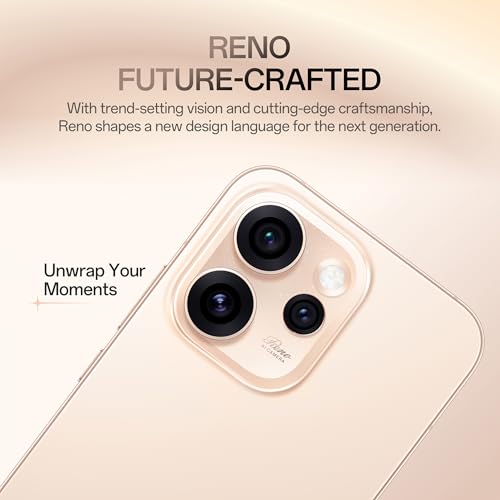 Image of Oppo Reno15Pro 5G (Sunset Gold, 12GB RAM, 512GB Storage) with No Cost EMI /Additional Exchange Offers